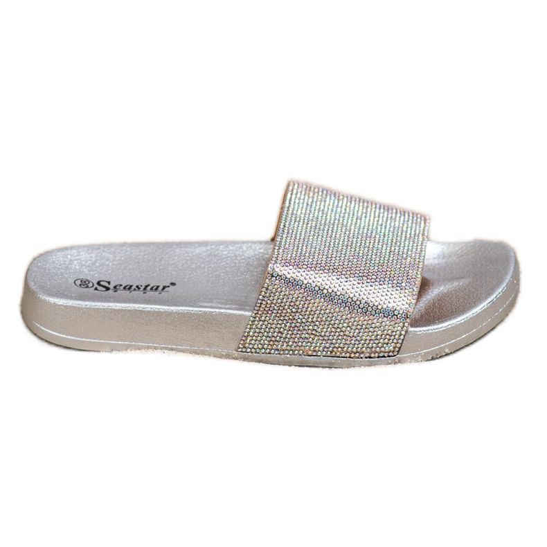 Seastar Tossut kristalleilla harmaa