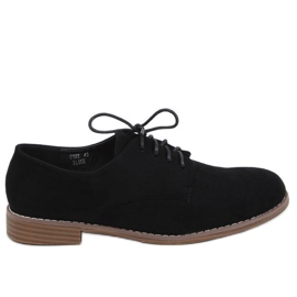 Mustat nauhoitetut kengät G325 Musta