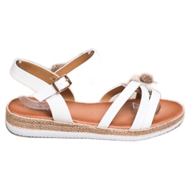 Weide Mukavat valkoiset sandaalit valkoinen Weide Mukavat valkoiset sandaalit valkoinen