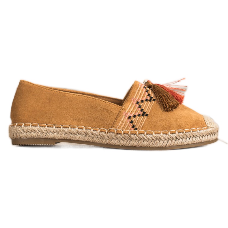 Best Shoes Muodikkaat espadrillit koristeilla ruskea