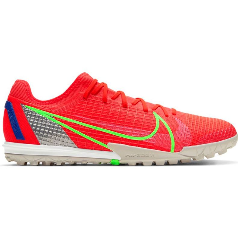 Nike Mercurial Vapor 14 Pro Tf CV1001 600 jalkapallokengät punainen punainen
