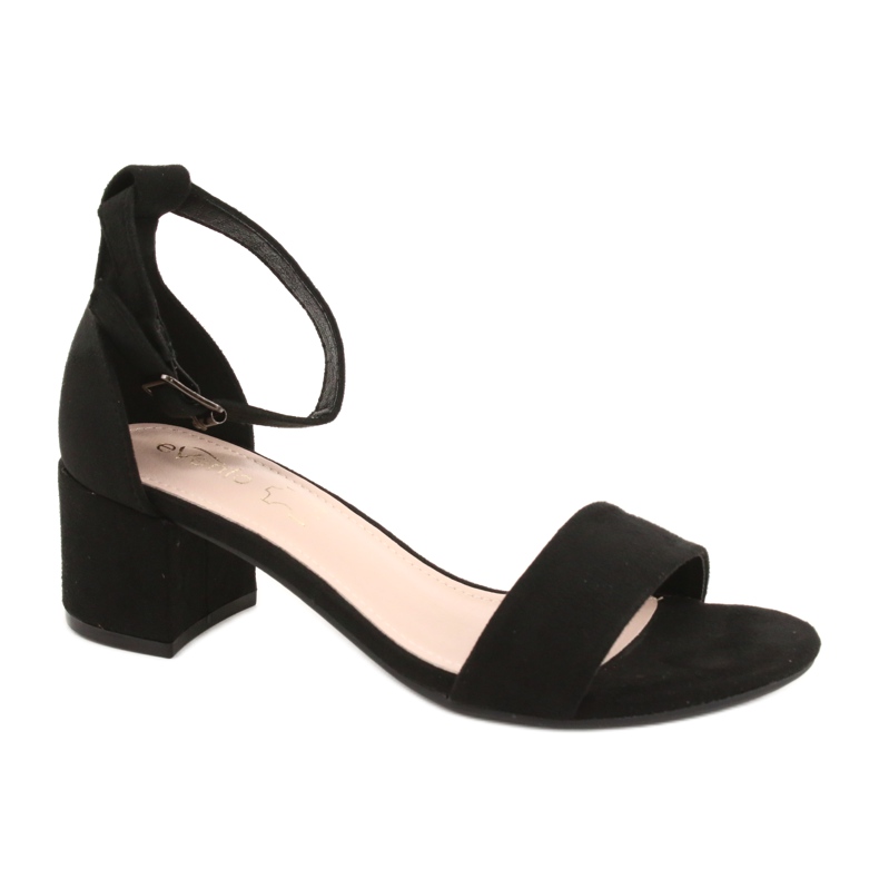 Evento Mustat klassiset korkokengät sandaalit 20SD98-1618