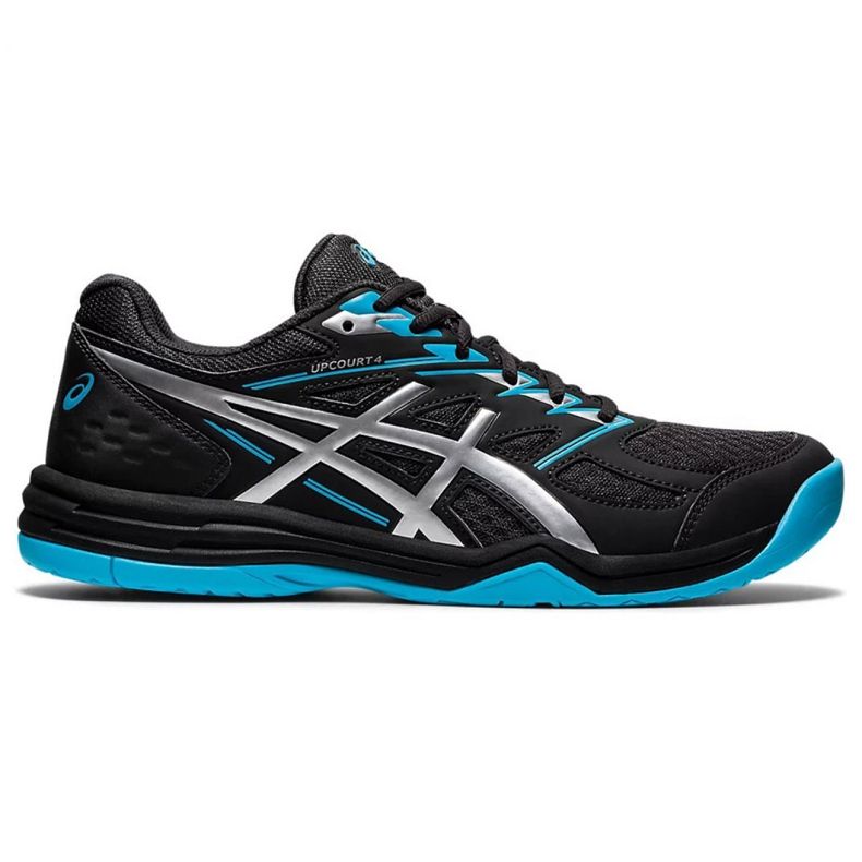 Asics Upcourt 4 M 1071A053 020 lentopallokengät monivärinen musta