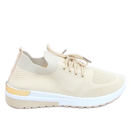 Beige-urheilusukat G-363 Beige-kengät