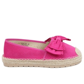 Fuksia espadrillit J131-22 Fuksia vaaleanpunainen