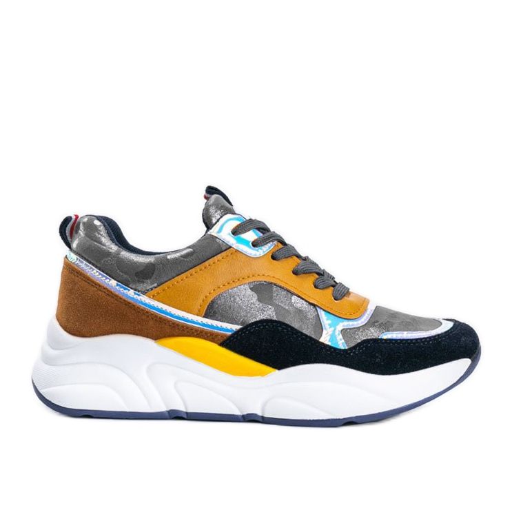 Lindsayn harmaat camo -lenkkarit ruskea