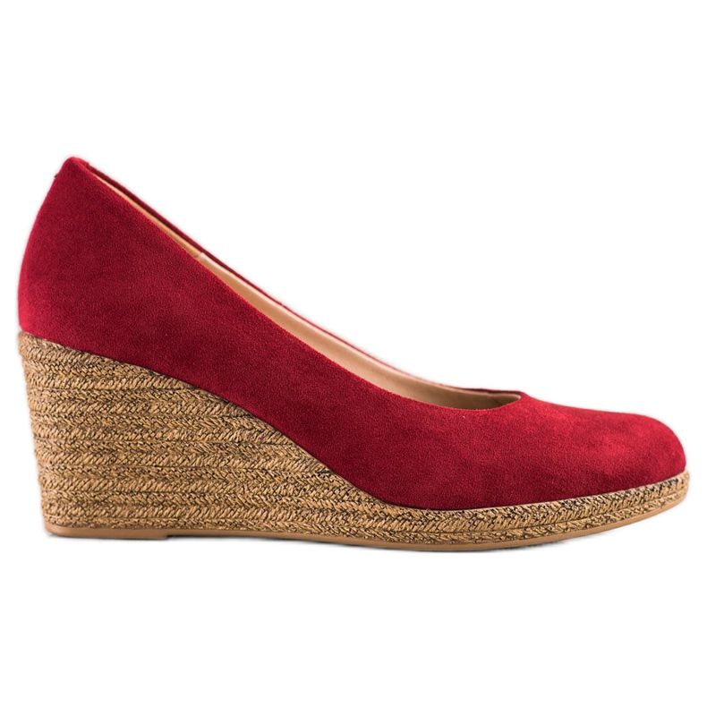 VINCEZA mokkapumput punainen