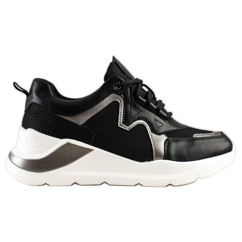 Weide Mukavat tyylikkäät lenkkarit musta