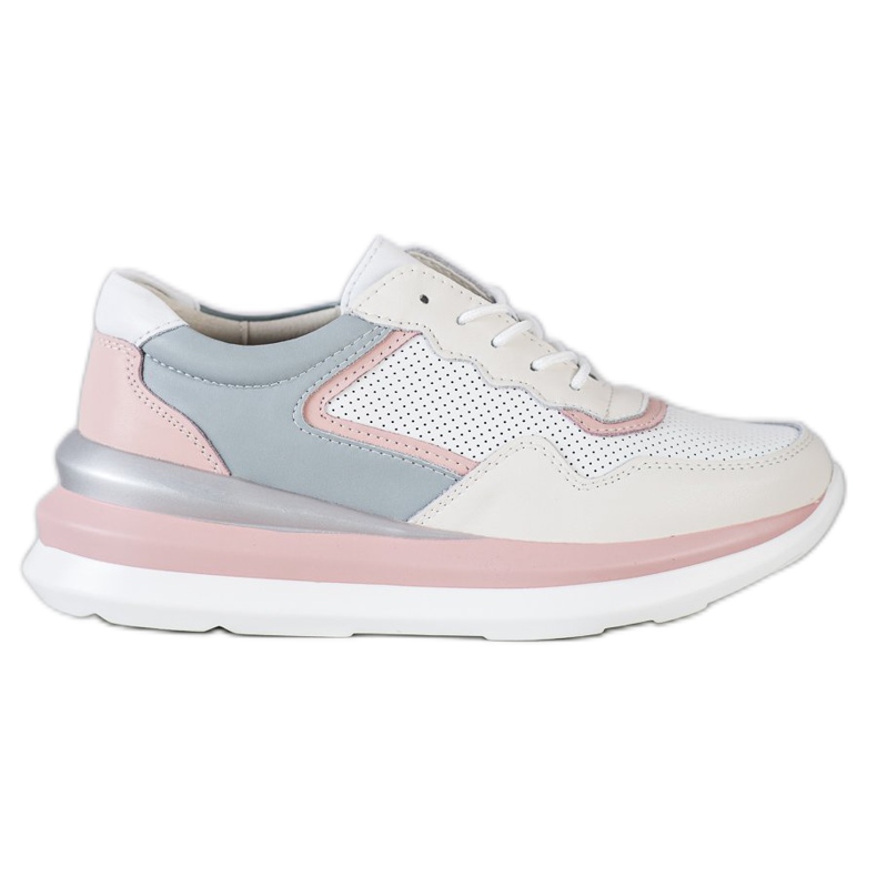 ARTIKER Nahkaiset lenkkarit alustalla monivärinen