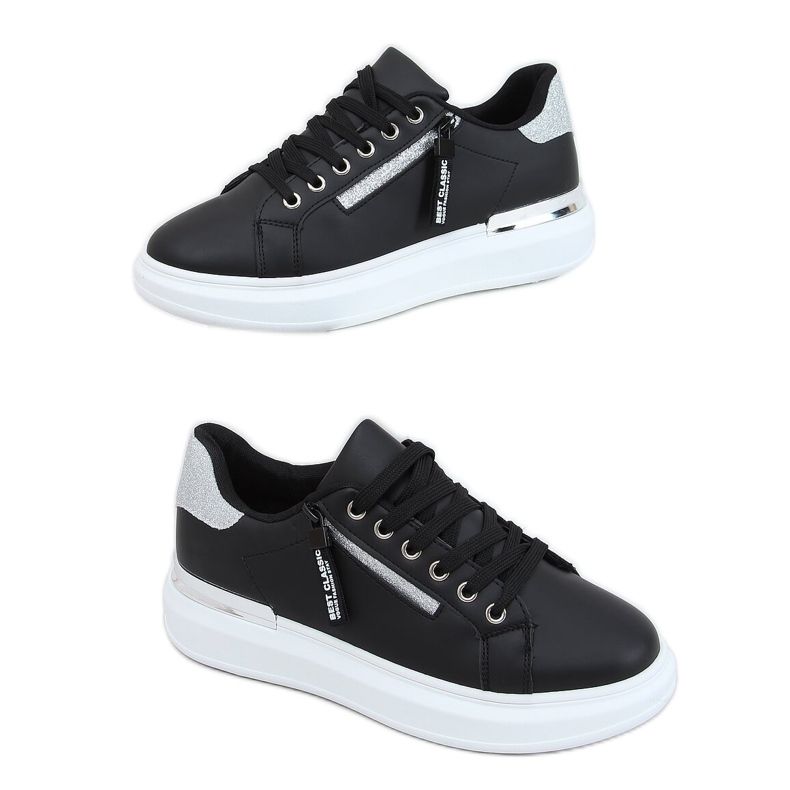 Mustat naisten lenkkarit F006 Musta