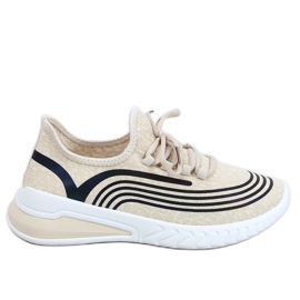 Beige sukat 3436 Beige urheilukengät