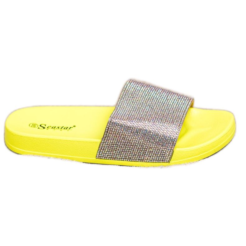 Seastar Tossut kristalleilla kultainen keltainen