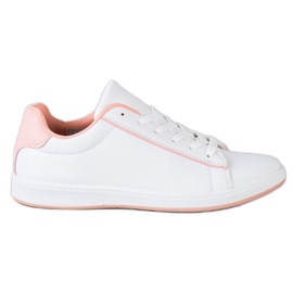 SHELOVET Matalavartiset tennarit Eco-nahkaa valkoinen