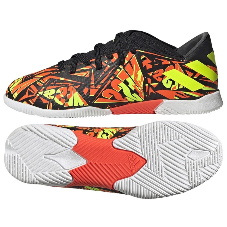 Adidas Nemeziz Messi.3 In Jr FW7313 jalkapallokengät monivärinen oranssi