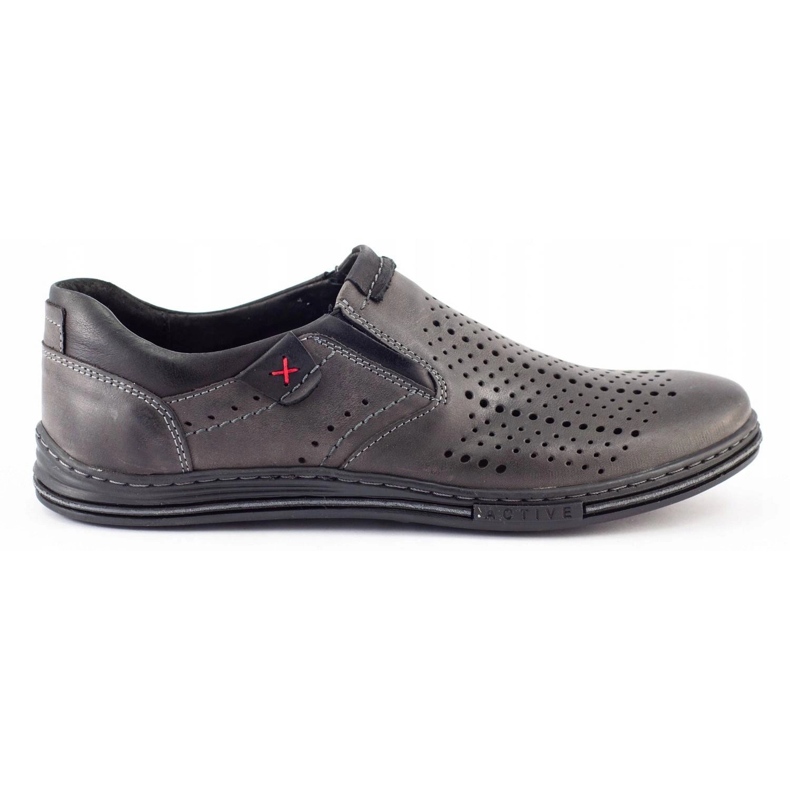 Polbut Miesten Brogues 401 Summer Grey harmaa