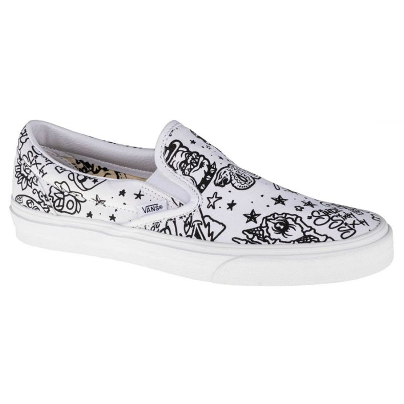 Vans Classic Slip-On U VN0A4BV31IU Kengät valkoinen musta