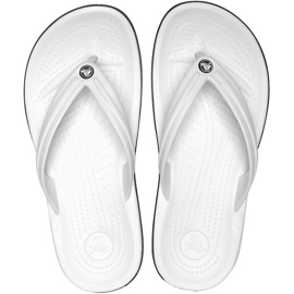 Crocs -tossut Crocband Flip valkoinen 11033100