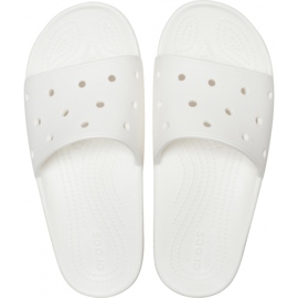 Crocs Classic Slide naisten tohvelit valkoinen 206121100