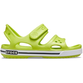 Crocs-sandaalit lapsille Crocband Ii Sandaalit lime-musta 14854 3T3 vihreä