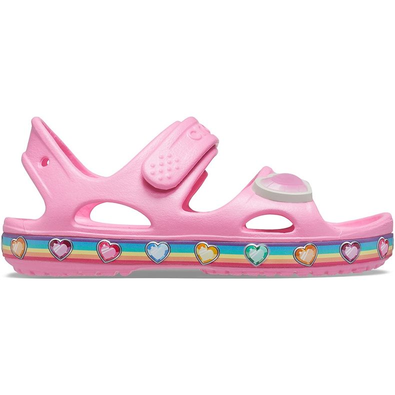 Crocs Lasten sandaalit Fun Lab Rainbow pinkki 206795 669 vaaleanpunainen
