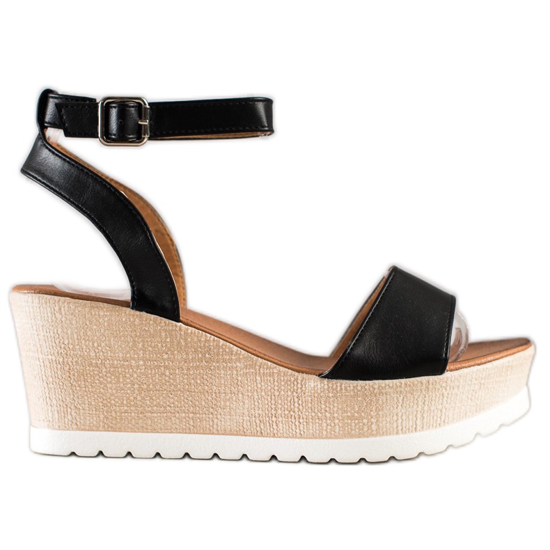 Seastar Klassiset Wedge -sandaalit musta