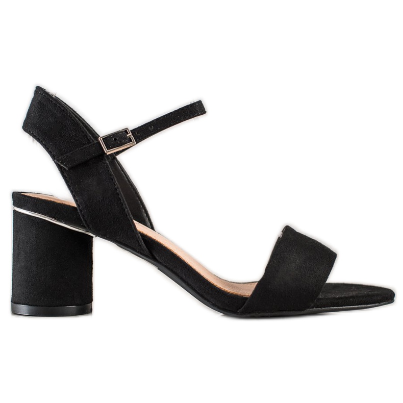 Evento Tyylikkäät sandaalit baarissa musta