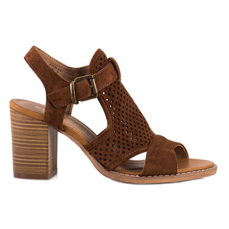 Evento Avoimet sandaalit keväällä ruskea