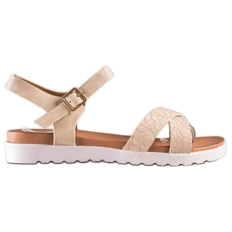 Weide Beige sandaalit Eco -nahkaa