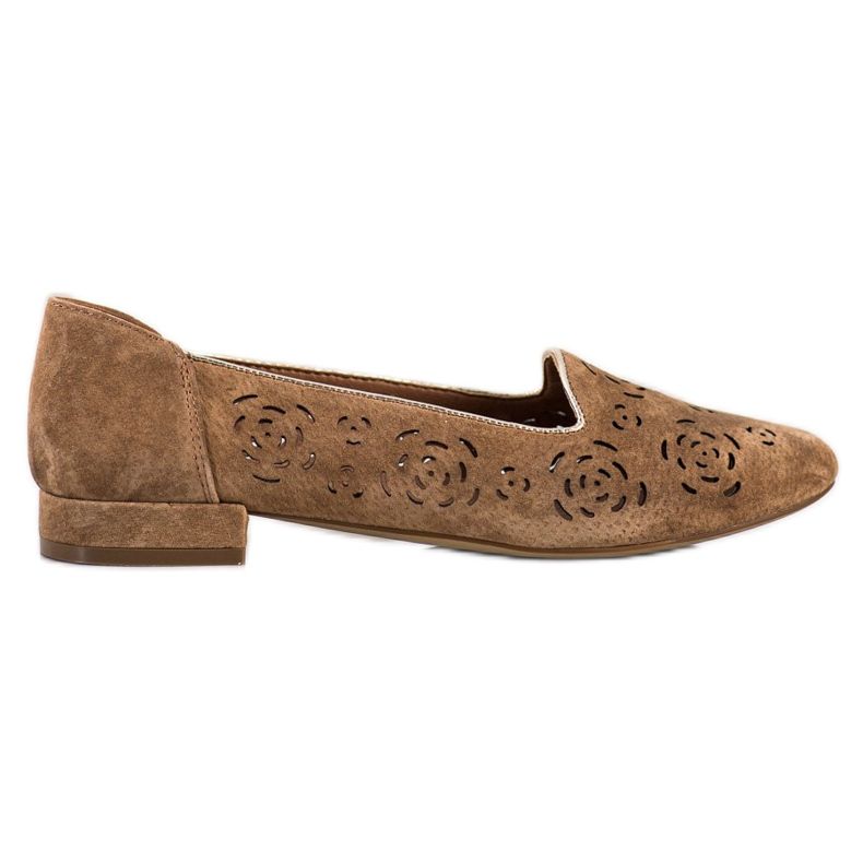 Nahkapumput ruusuilla Sergio Leone ruskea