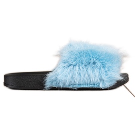 SHELOVET Mukavat turkis -tossut sininen