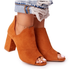 Kevät mokka saappaat postitse Vinceza 21-17095 Kameli ruskea