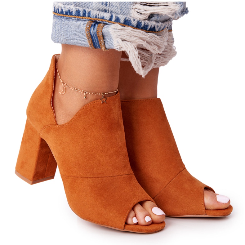 Kevät mokka saappaat postitse Vinceza 21-17095 Kameli ruskea