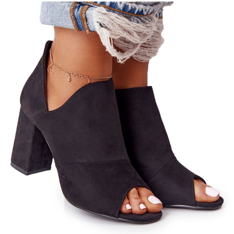 Kevät mokka saappaat postitse Vinceza 21-17095 musta