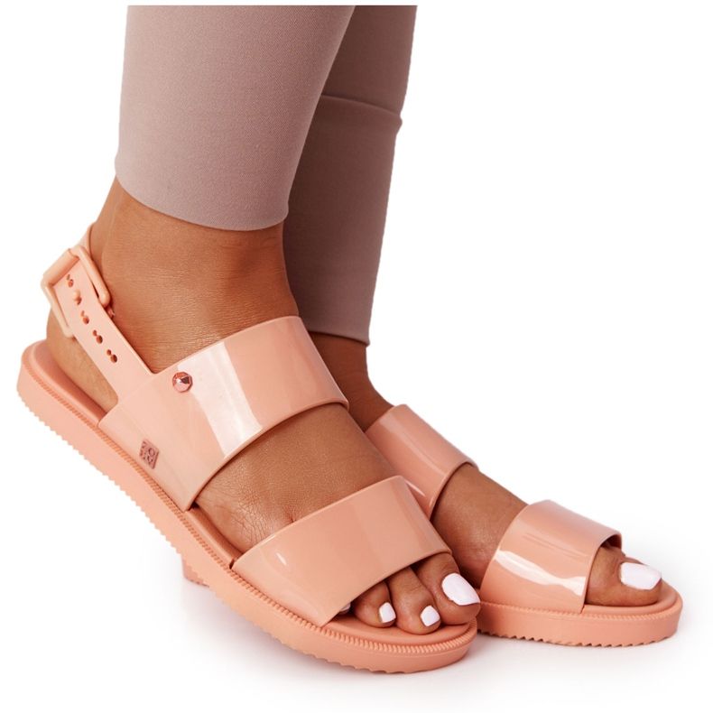 Tuoksuvat ympäristöystävälliset kumiset sandaalit ZAXY HH285164 Oranssi beige