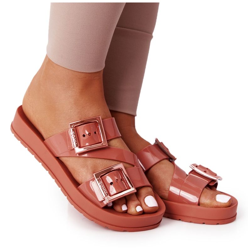 Tuoksuvat ympäristöystävälliset kumitossut ZAXY HH285106 Ceglaste ruskea