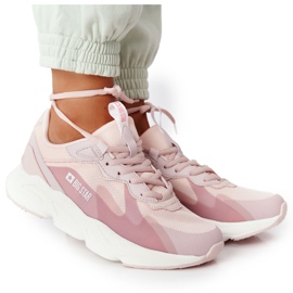 Naisten urheilukengät Memory Foam Big Star HH274811 Vaaleanpunainen