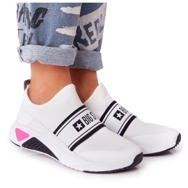 Urheilukengät Slip-On Memory Foam Big Star HH274538 Valkoinen