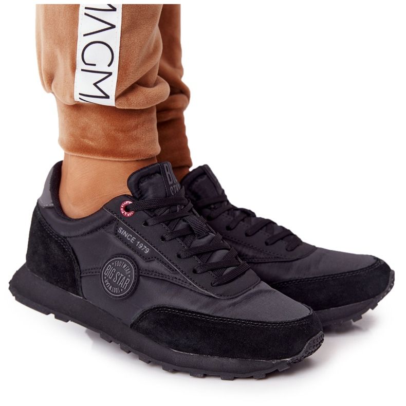 Naisten urheilukengät Memory Foam Big Star HH274528 Musta