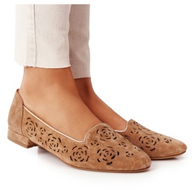 Openwork Loaferit Sergio Leone BL627 Punainen ruskea Openwork Loaferit Sergio Leone BL627 Punainen ruskea
