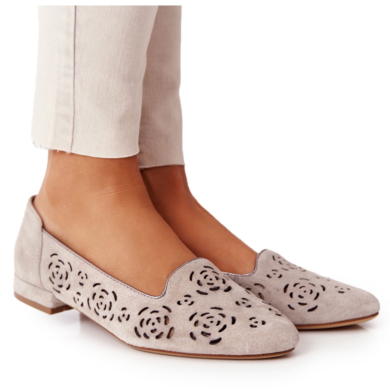 Avoimet Loaferit Sergio Leone BL627 Cappuccino beige