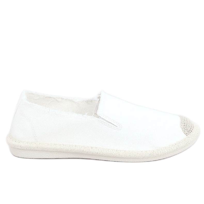 Valkoiset espadrillit naisille 7105 Valkoinen