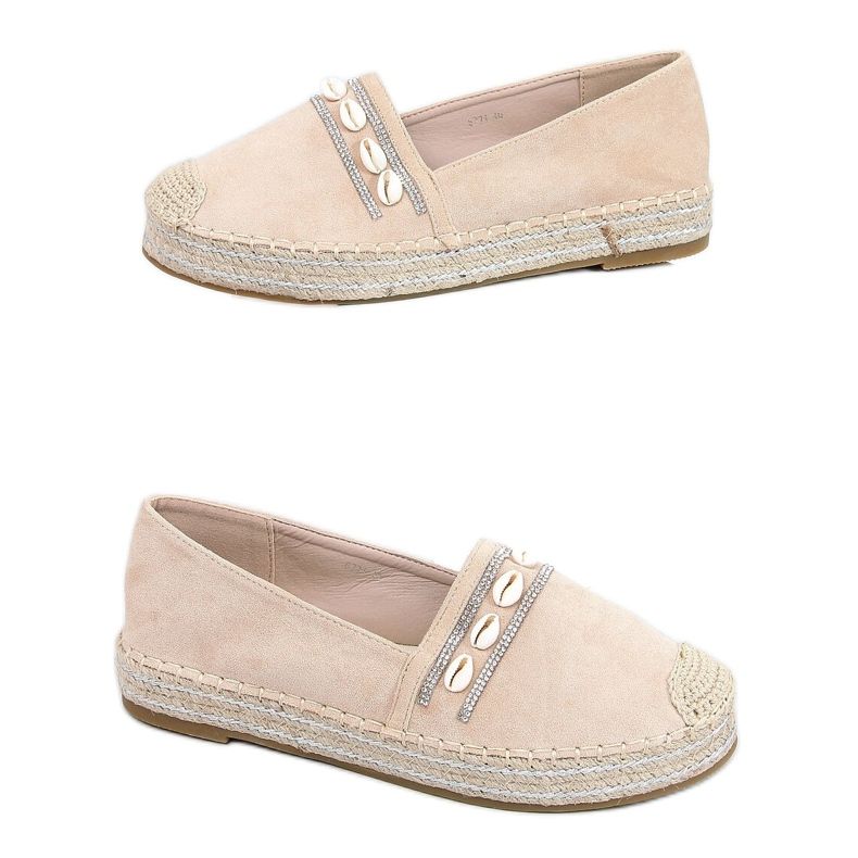 Beige Espadrillot kuorineen 6771 Beige