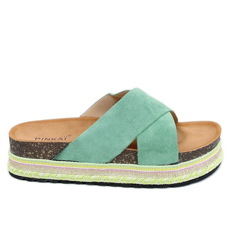 Vihreät korkkitossut LS016 Vihreä