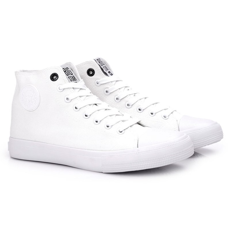 Miesten Classic High-top Tennarit Big Star FF174551 Valkoinen