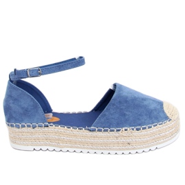 Espadrillit, siniset sandaalit 2138 Sininen