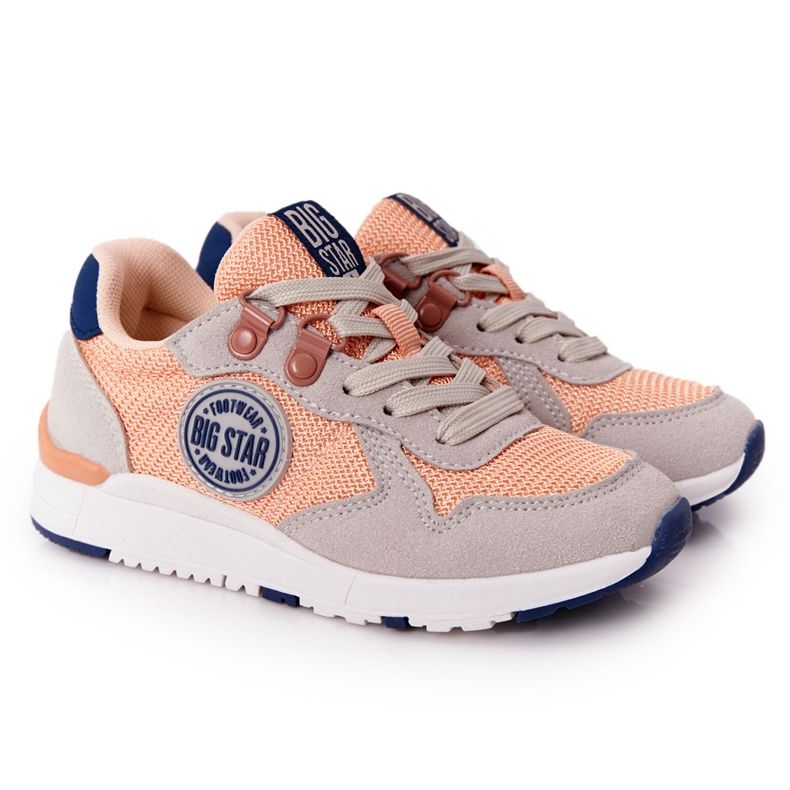 Lasten urheilukengät Memory Foam Big Star HH374180 Oranssi