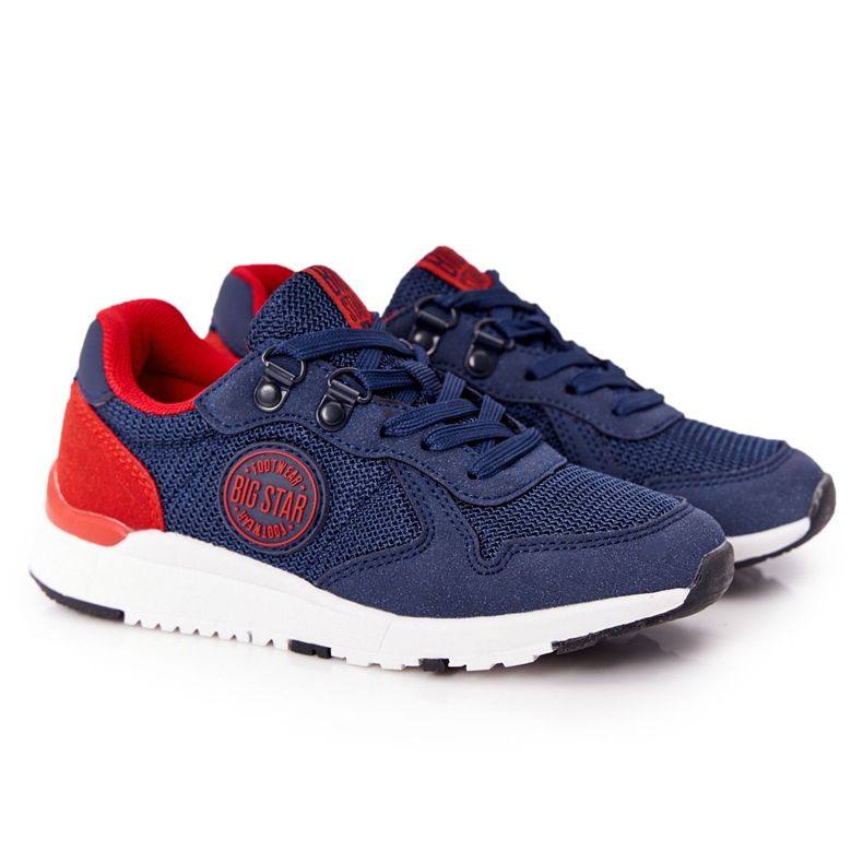 Lasten urheilukengät Memory Foam Big Star HH374175 Navy Blue monivärinen