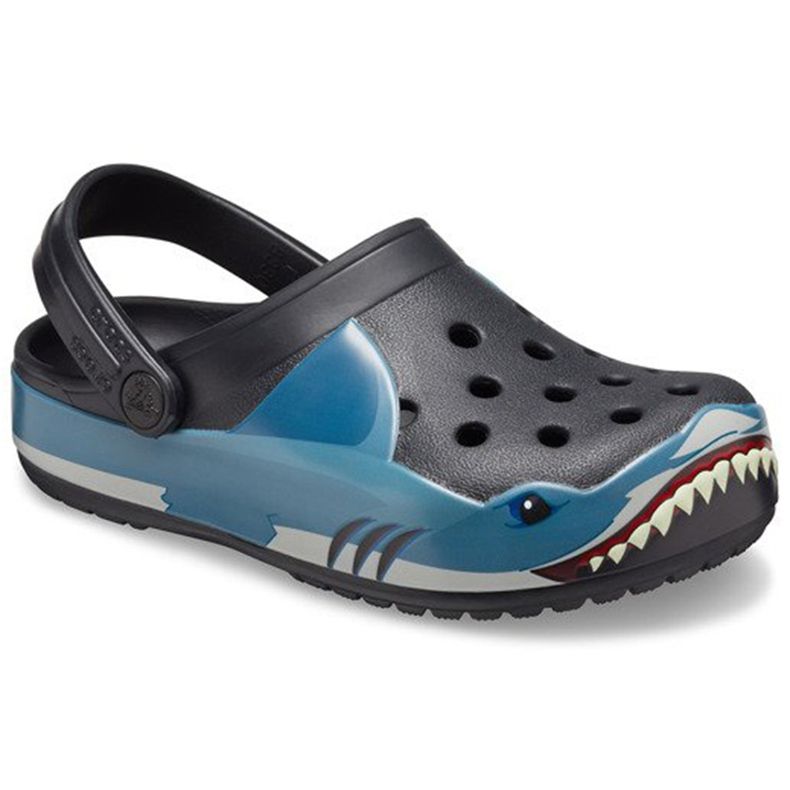 Crocs Fun Lab Shark Band Clg K musta 206271 001