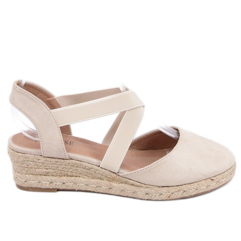 Espadrillit matalalla kiilalla beige 9R65 Beige
