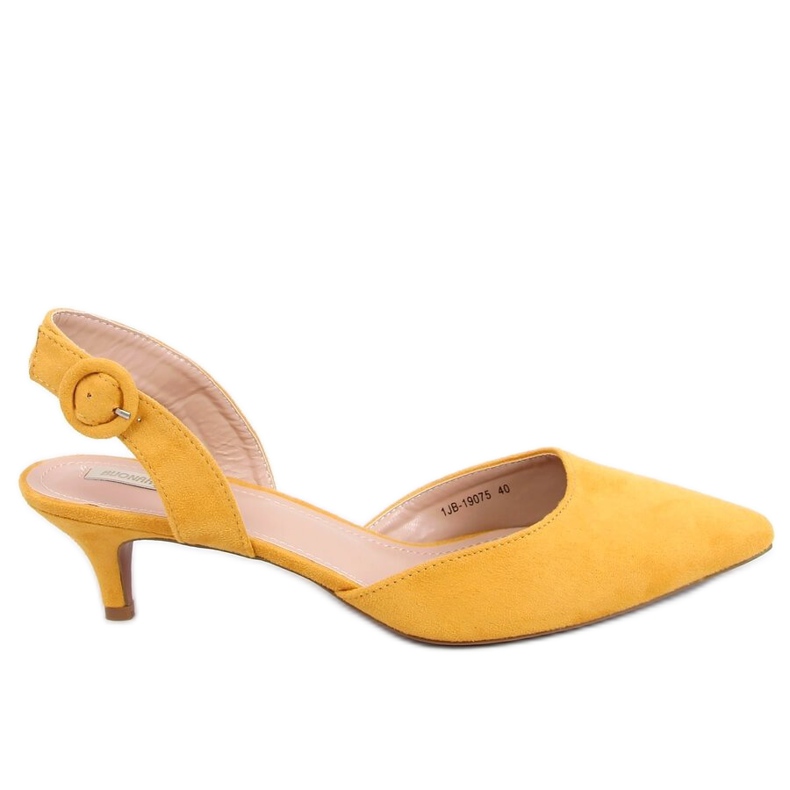 Pumput matalalla kantapäällä hunaja 1JB-19075 Keltainen